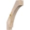 Ekena Millwork 5 1/2"W x 20"D x 32"H Imperial Smooth Knee Brace, Douglas Fir BRC06X20X32IMP00SDF - alternate 1